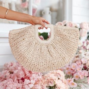 Luna Straw Bag, Petal & Pup, Natural